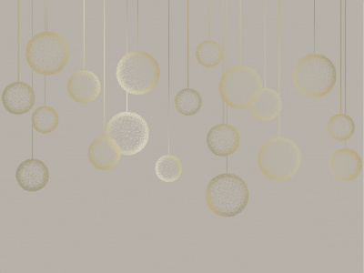 Фреска на флизелиновой основе с покрытием водно-дисперсионной краской. Роспись изображения выполняется золотым, серебрянным или платиновым пигментами