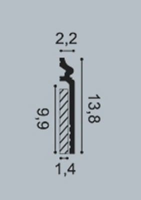 Плинтус SX186