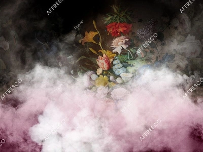 Фреска из декоративной штукатурки на флизелиновой основе