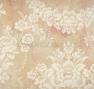 Wallquest Antique Chic AC40201 для спальни для гостиной для кабинета для загородного дома для комнаты персиковый