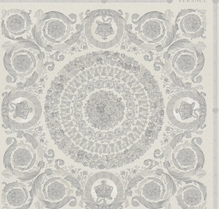 37055-5 A.S. Creation Versace Best 37055-5 для кухни для спальни для гостиной для кабинета для загородного дома для комнаты светло-серый голубой