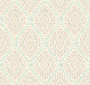 Grandeco Little Florals LF3202 для спальни для загородного дома для комнаты бирюзовый
