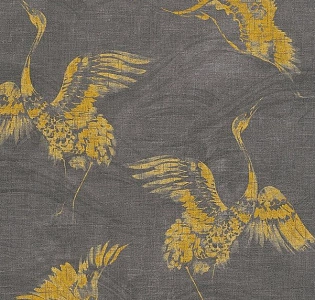 A.S. Creation Linen Style 36631-3 для кухни для спальни для гостиной для коридора для загородного дома для комнаты темно-серый желтый