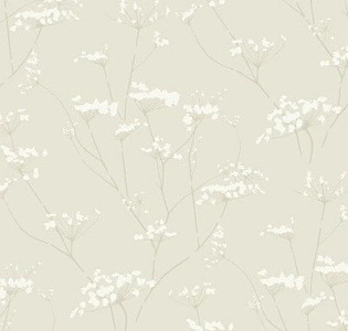 York Candice Olson Botanical Dreams DN3708 для спальни для гостиной для загородного дома для комнаты белый серый