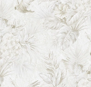 AdaWall Tropicano 9905-1 для кухни для спальни для гостиной для коридора для загородного дома для комнаты серый светло-серый