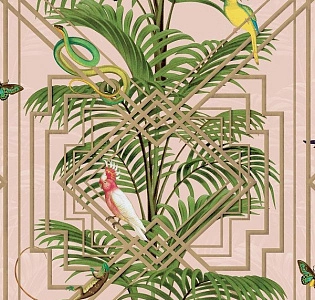 90360 Holden Decor Glasshouse 90360 для спальни для гостиной для загородного дома для комнаты персиковый розовый