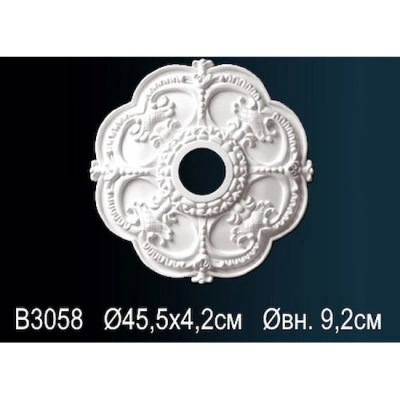Розетка B3058, Dвн.=92 мм.