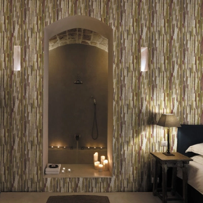 Обои (панно) флизелиновые 180 гр./кв.м. (матовый флизелин). При длине рулона 7,2 м. с учетом раппорта рисунка при высоте потолка от 2,4 м. до 3,0 м. получается не менее 2-х полос с рулона