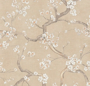 A.S. Creation Urban Flowers 78678-3 для кухни для спальни для гостиной для загородного дома для комнаты бежевый коричневый песочный