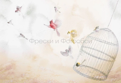 Фреска из декоративной штукатурки на флизелиновой основе
