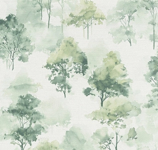 Erismann Лесные мечты (Forest Dreams) ER12264-07 для кухни для спальни для гостиной для комнаты зеленый мятный