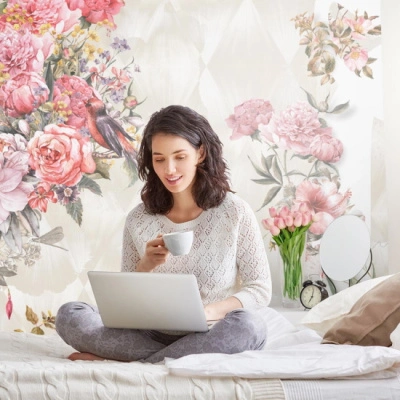 Фреска из декоративной штукатурки на флизелиновой основе