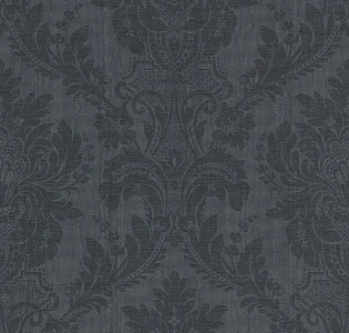 Grandeco Clarence CR3304 для спальни для гостиной для кабинета для загородного дома для комнаты темно-серый черный