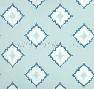 York Ashford Geometrics GE3620 для кабинета для комнаты для прихожей голубой