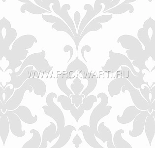 Aura Stripes & Damasks SD25713 для спальни для гостиной для кабинета для загородного дома для комнаты белый светло-серый