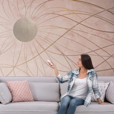 Фреска из декоративной штукатурки на флизелиновой основе