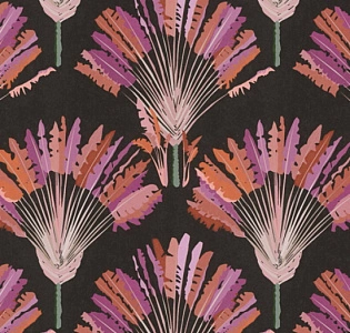 Architects Paper Jungle Chic 37708-3 для спальни для гостиной для загородного дома для комнаты черный красный розовый