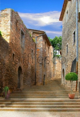 Фреска из декоративной штукатурки на флизелиновой основе