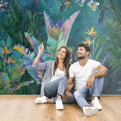 Фреска из декоративной штукатурки на флизелиновой основе