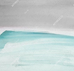 Affresco Fine Art RE844-COL4 для спальни для гостиной для кабинета для комнаты серый бирюзовый