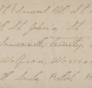 Paper Partnership University Of Oxford Archves I IWB00835 для кабинета для загородного дома для комнаты бежевый