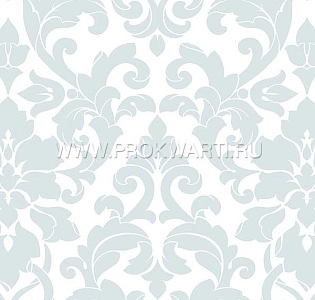 Aura Stripes & Damasks DS29714 для спальни для гостиной для кабинета для загородного дома для комнаты голубой
