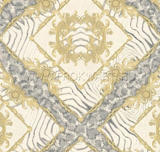 A.S. Creation Versace III 34904-2 для кухни для спальни для гостиной для загородного дома для комнаты серый светло-серый