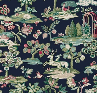 York Handpainted Traditionals TL1949 для спальни для гостиной для загородного дома для комнаты черный разноцветный