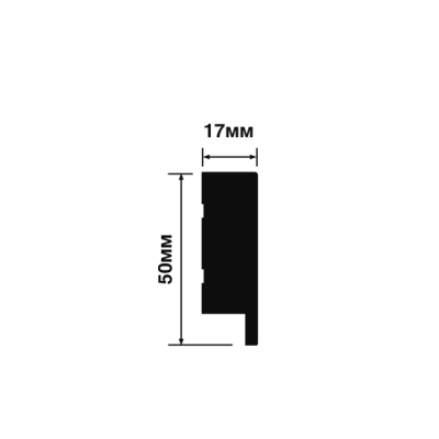 Финишный молдинг LF1 GR3 для стеновых панелей