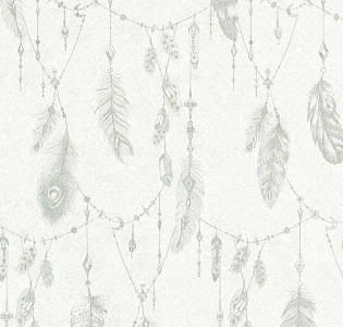 A.S. Creation Boho Love 36465-1 для кухни для спальни для гостиной для коридора для кабинета для загородного дома для комнаты для прихожей серый светло-серый