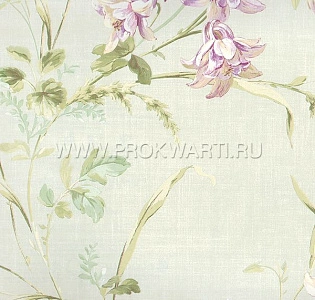 KT Exclusive Willow Cottage CW 71104 для спальни для гостиной для загородного дома для комнаты зеленый