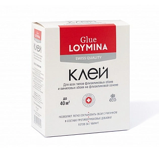 Loymina Клей Клей для флизелиновых обоев Loymina Glue, 300 гр.
