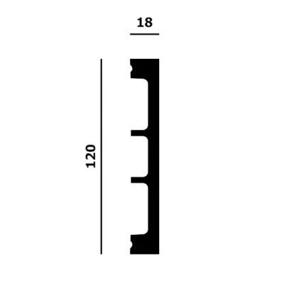 Плинтус P211