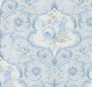 Marburg Opulence Classic 58267 для спальни для гостиной для кабинета для загородного дома для комнаты голубой