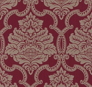 Rasch Textil Nubia 085241 для спальни для гостиной для кабинета для загородного дома для комнаты бордовый