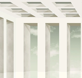 CO.DE Co.De 01 винил на флизелине C0601 RB для кабинета для комнаты серый светло-серый серо-бежевый