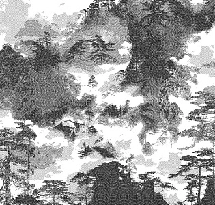 CO.DE  Co.De 01 шёлк на флизелине B9001 RX для кухни для спальни для гостиной для коридора для кабинета для загородного дома для комнаты серый темно-серый черно-белый