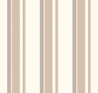 Aura Stripes@Home 580646 для кабинета для загородного дома для комнаты для прихожей бежевый белый капучино розовый
