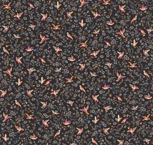 Rasch Textil Petite Fleur 4 288666 для спальни для гостиной для загородного дома для комнаты черный
