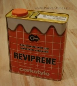 Corkstyle Клей Контактный клей для пробковых покрытий Reviprene (Sintapren), 1л.