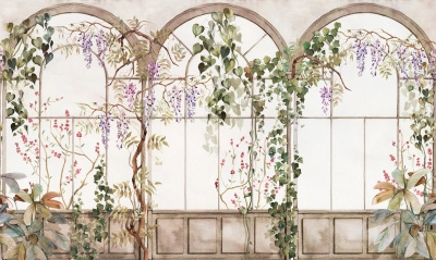 Панно из бесшовного шёлка на флизелиновой основе 200 гр./кв.м. Изготовление панно осуществляется по индивидуальным размерам после согласования макета (возможно внесение индивидуальных графических изменений). По запросу предоставляется пробный образец (цветопроба)