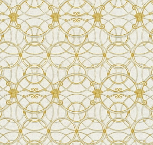 37049-1 A.S. Creation Versace Best 37049-1 для кухни для спальни для гостиной для кабинета для загородного дома для комнаты для прихожей бежевый белый золотой