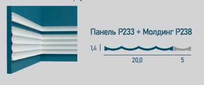 Стеновая панель P233