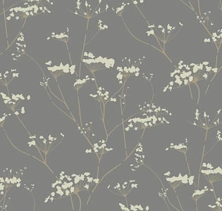 York Candice Olson Botanical Dreams DN3711 для спальни для гостиной для загородного дома для комнаты белый серый