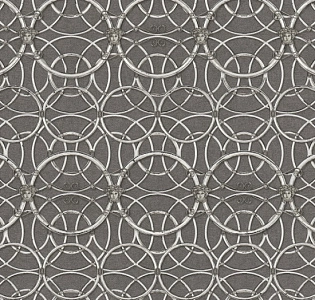 37049-5 A.S. Creation Versace Best 37049-5 для кухни для спальни для гостиной для кабинета для загородного дома для комнаты для прихожей светло-серый темно-серый