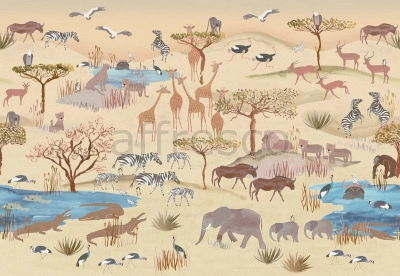 Фреска из декоративной штукатурки на флизелиновой основе