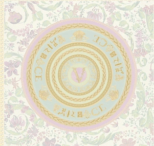 A.S. Creation Versace V 38705-2 для кухни для спальни для гостиной для кабинета для загородного дома для комнаты для прихожей розовый мятный