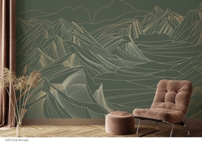 Панно флизелиновое. 36 вариантов цвета фона