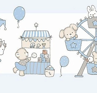ICH Lullaby 240-1 для детской белый голубой