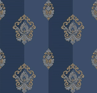 Parato Glamour 4627 для спальни для гостиной для кабинета для загородного дома для комнаты синий